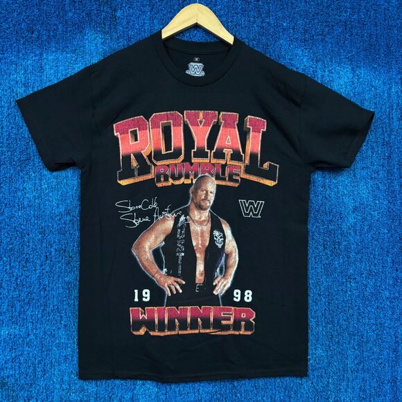 WWE Legends Stone Cold Steve Austin “Royal Rumble Winner 1998” Graphic T-Shirt S - Picture 1 of 5